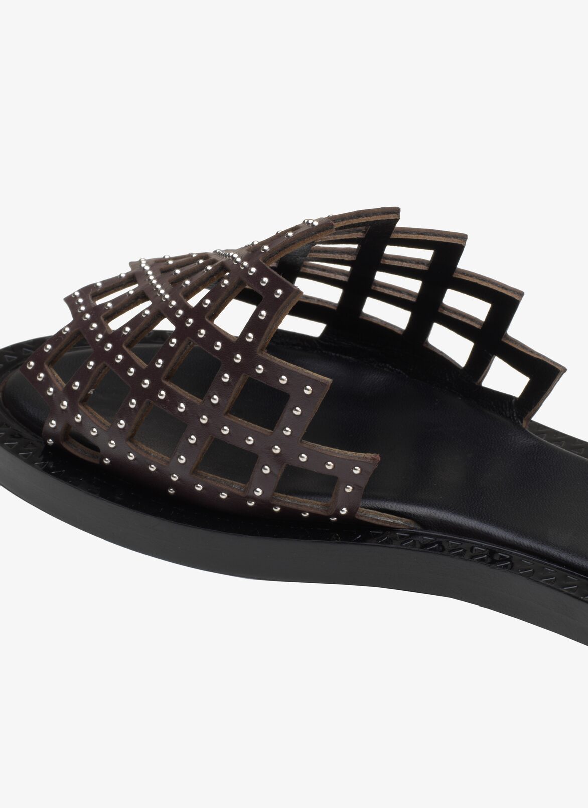 Flat Sandal ALAÏA BLACKCURRANT FLAT SANDAL